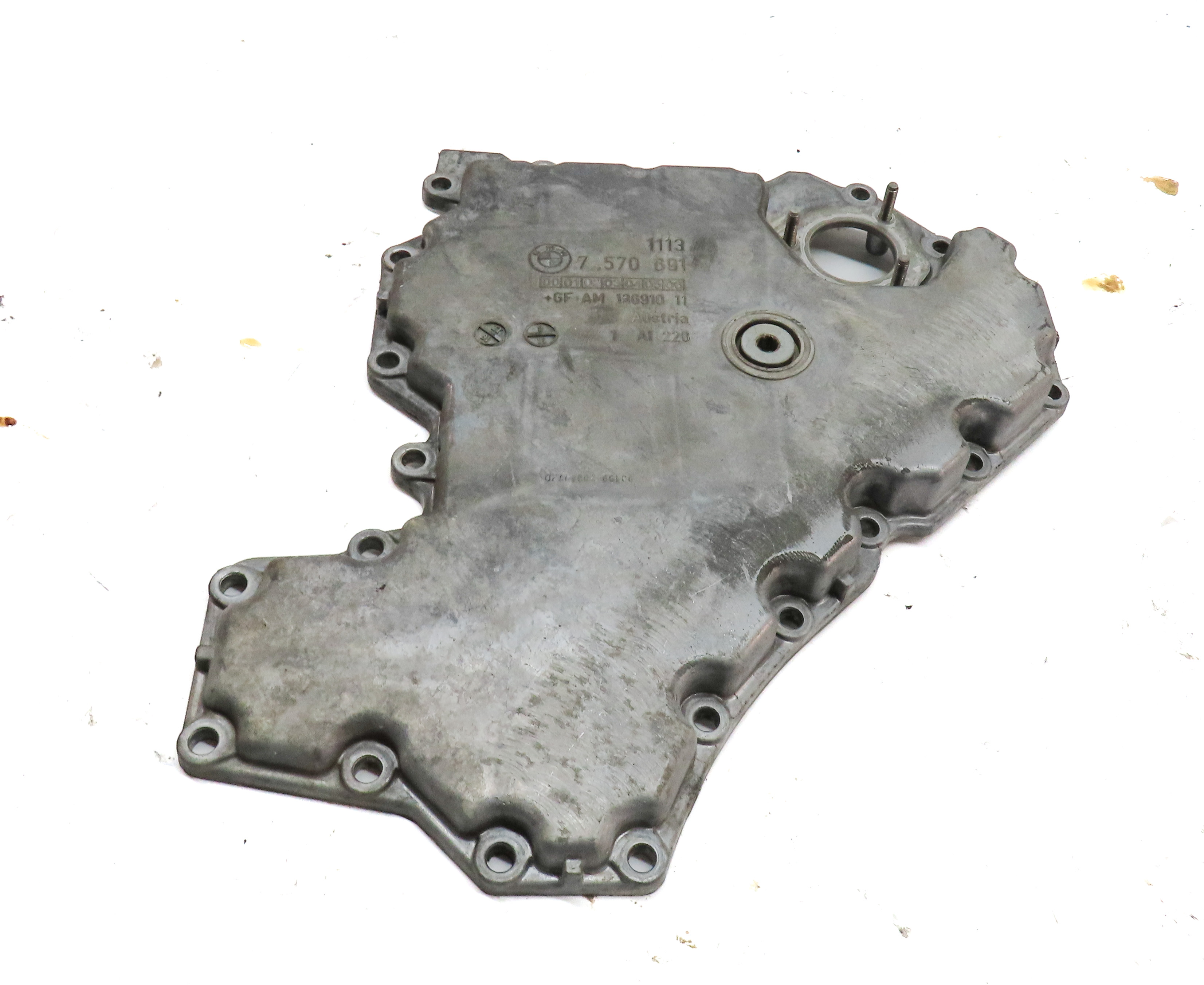 09-19 BMW 550i 550iGT 650i 750i F01 F07 F10 F12 RWD 4.4L N63 LOWER MOTOR OIL PAN — exact item pictured